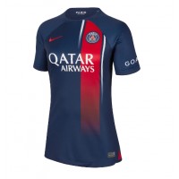 Camisa de Futebol Paris Saint-Germain Kylian Mbappe #7 Equipamento Principal Mulheres 2023-24 Manga Curta